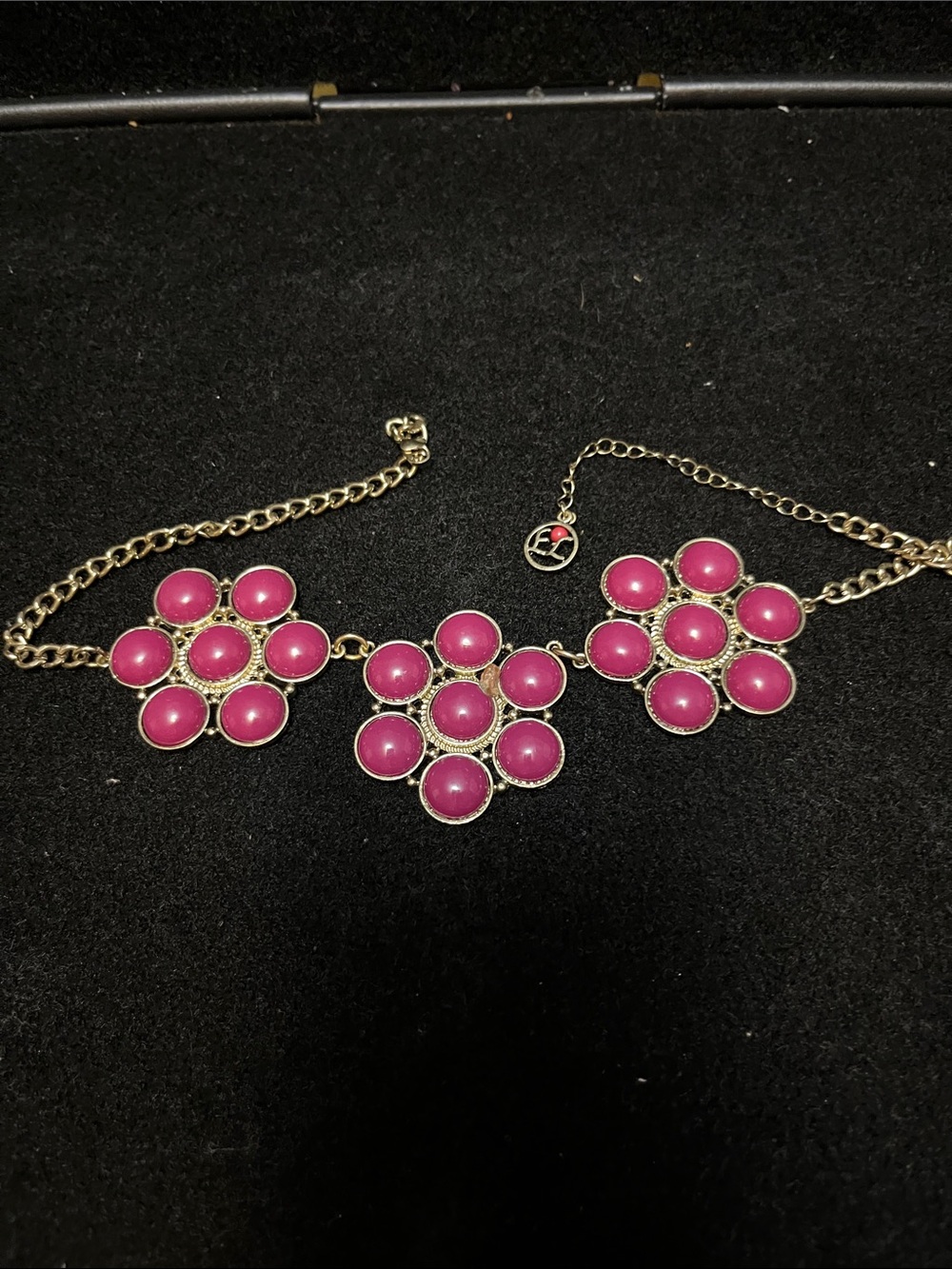 Pink Floral Statement Necklace - Brand Erica Lyons’s